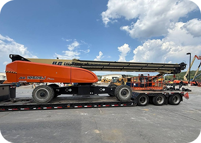 Heavy machinery loading